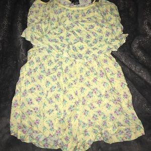 Yellow romper